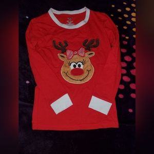 Kids reindeer night shirt size 8